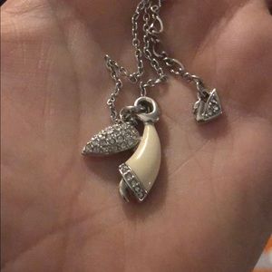 Swarovski angel necklace